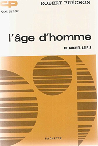 Stock image for L'ge d'homme de michel leiris for sale by Norbert Kretschmann