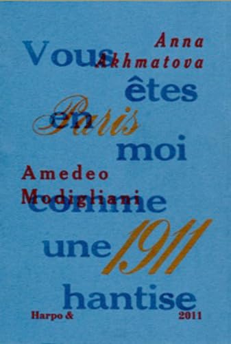 9782913886773: Amedeo Modigliani: Paris 1911