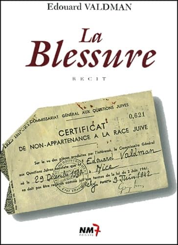 Stock image for La blessure for sale by Librairie Th  la page