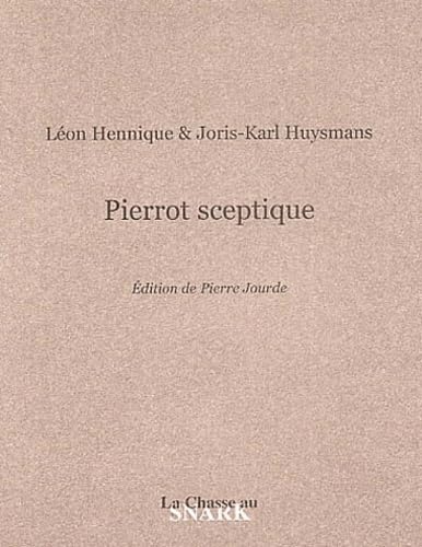 Stock image for Pierrot sceptique for sale by La bataille des livres