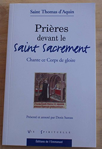 Imagen de archivo de Prires devant le Saint Sacrement a la venta por medimops