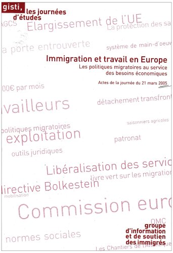 Stock image for Immigration et travail en Europe Spire, Alexis for sale by BIBLIO-NET