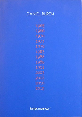 Beispielbild fr Daniel Buren: 1965-2015 zum Verkauf von Gallix