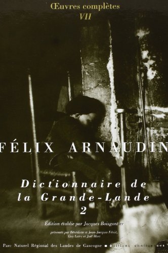 Beispielbild fr Dictionnaire de la Grande Lande 2 zum Verkauf von medimops
