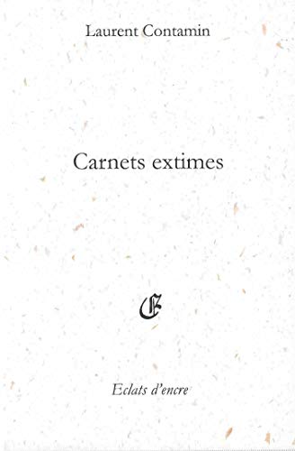 Imagen de archivo de Carnets Extimes [Hardcover] Contamin, Laurent a la venta por LIVREAUTRESORSAS