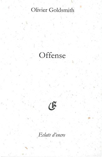 Stock image for Offense [Reli] Goldsmith, Olivier for sale by BIBLIO-NET