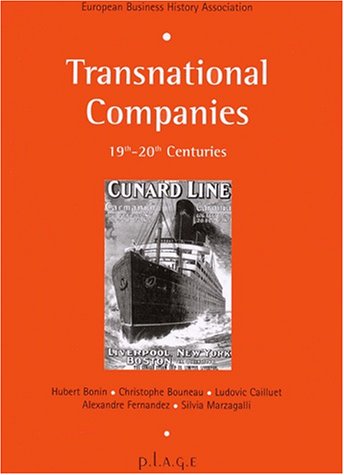 Imagen de archivo de Transnational Companies: 19th-20th Centuries a la venta por Moe's Books