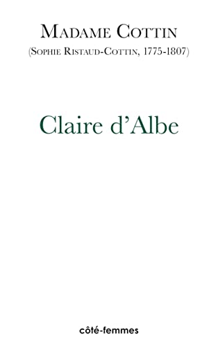 Beispielbild fr Claire d'Albe (French Edition) zum Verkauf von Gallix