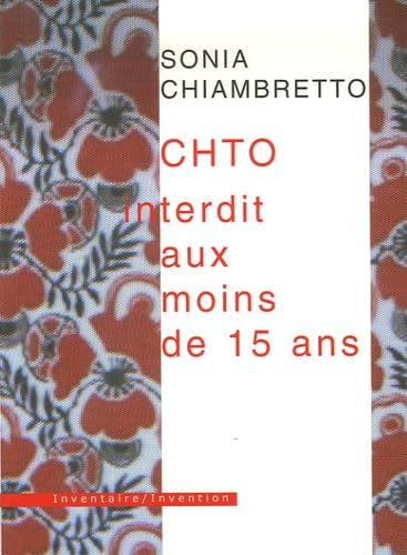 9782914412568: CHTO interdit aux moins de 15 ans