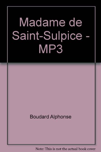 Imagen de archivo de Madame De Saint-sulpice a la venta por RECYCLIVRE