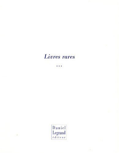 Stock image for Livres rares: Tome 1 for sale by Ammareal