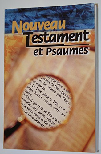 Stock image for NOUVEAU TESTAMENT ET PSAUMES for sale by VILLEGAS