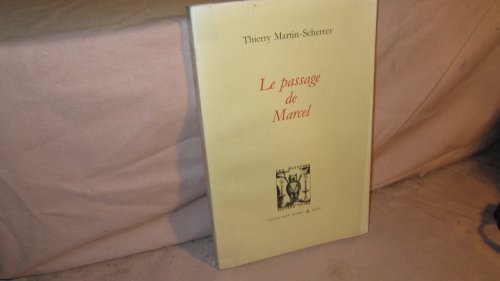 Stock image for Le passage de Marcel for sale by medimops