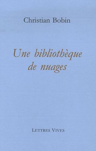 Beispielbild fr Bibliotheque de nuages zum Verkauf von Theoria Books