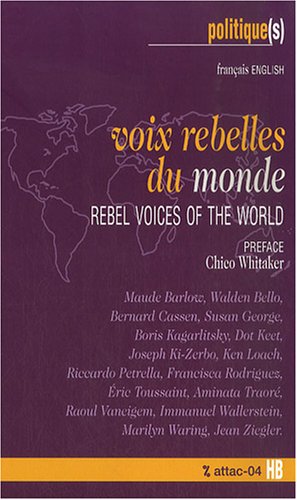 Stock image for Voix rebelles du monde : Edition bilingue franais-anglais for sale by Ammareal