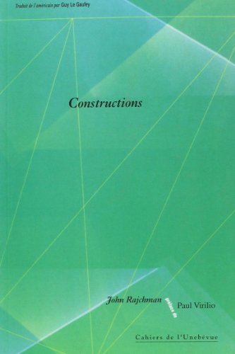 Stock image for Constructions (Cahiers de L'Unebvue) for sale by The Secret Book and Record Store