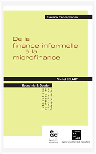 Stock image for De La Finance Informelle  La Microfinance for sale by RECYCLIVRE