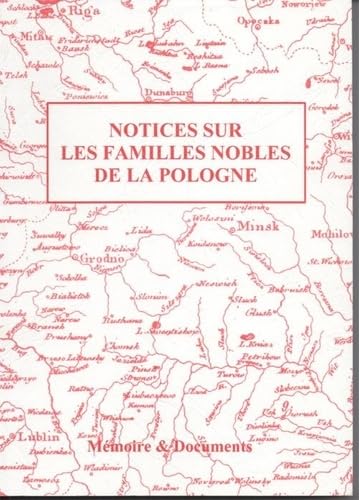 Imagen de archivo de Notices familles nobles Pologne a la venta por Ammareal