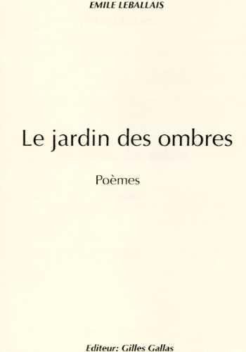 9782914651592: Le jardin des ombres