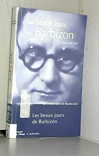 Stock image for Beaux jours de barbizon for sale by medimops