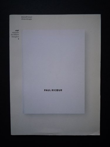 Beispielbild fr Paul Ricoeur. zum Verkauf von Wittenborn Art Books