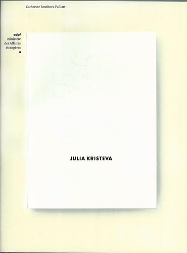 Beispielbild fr Julia Kristeva. zum Verkauf von Wittenborn Art Books