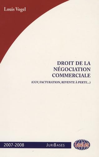 Droit de la néGOCIATION COMMERCIALE