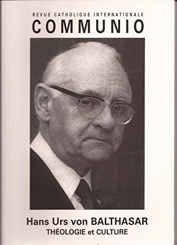 Stock image for Hans Urs Von Balthasar - Communio N 2/2005 for sale by Ammareal