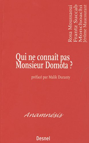 Stock image for Qui Ne Connait Pas Monsieur Domota for sale by Ammareal