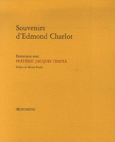 9782915285772: Souvenirs d'Edmond Charlot