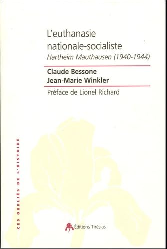 Stock image for L'euthanasie nationale-socialiste for sale by Chapitre.com : livres et presse ancienne