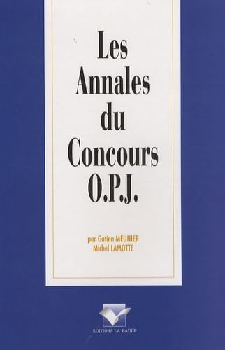 9782915360783: Les Annales du Concours OPJ