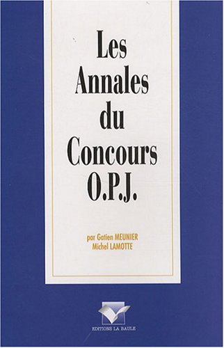 9782915360783: Les Annales du Concours OPJ