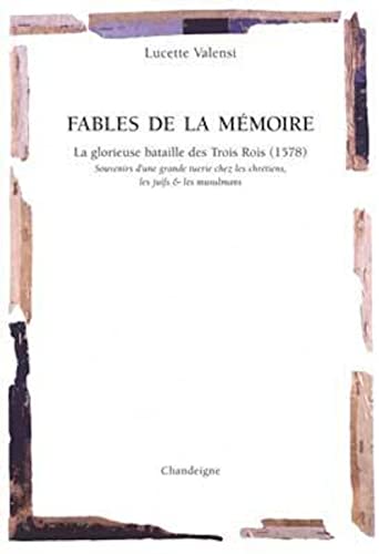 9782915540598: Fables de la mmoire