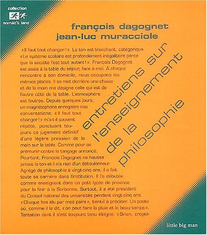 9782915557008: Entretiens sur l'enseignement de la philosophie (French Edition)