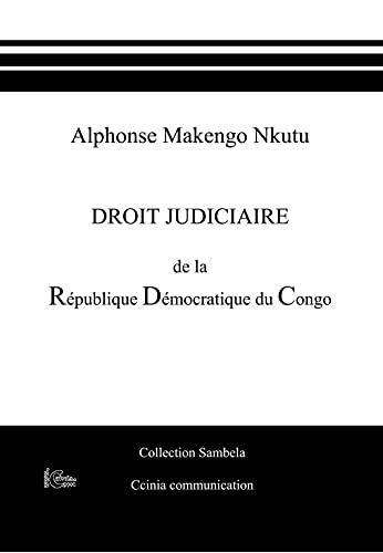 9782915568240: Droit judiciaire de la Rpublique dmocratique du Congo