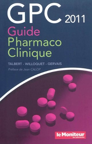 Beispielbild fr Guide pharmaco clinique zum Verkauf von Ammareal