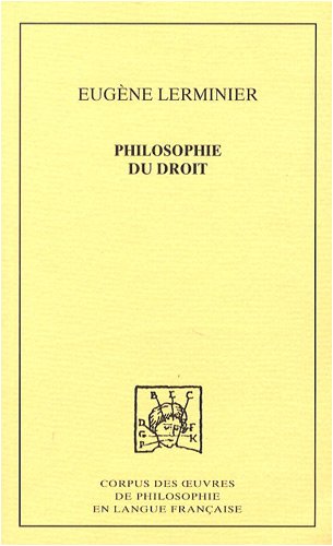 9782915611021: Philosophie du droit