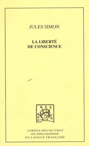 Imagen de archivo de La libert de conscience a la venta por medimops