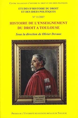 Stock image for Histoire de l'enseignement du droit  Toulouse for sale by Revaluation Books