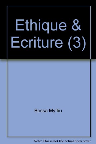 Beispielbild fr thique & criture - Tome 3 zum Verkauf von ECOSPHERE