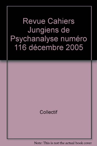 Beispielbild fr Hors champ. Cahiers Jungiens de Psychanalyse,116, Dcembre 2005. zum Verkauf von FIRENZELIBRI SRL