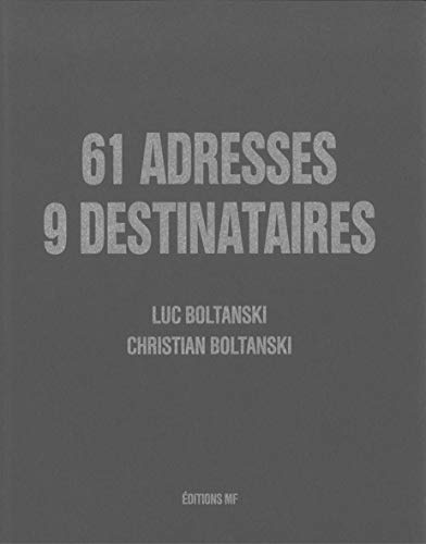 9782915794588: 61 adresses, 9 destinataires