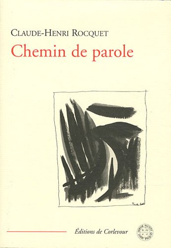 9782915831139: Chemin de parole