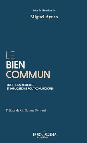 Beispielbild fr Le bien commun: Questions actuelles et implications politico-juridiques zum Verkauf von Gallix