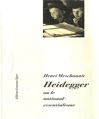 9782916010236: Heidegger ou le national-essentialisme