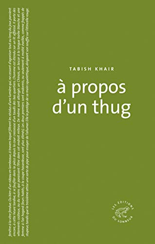 Stock image for A propos d'un thug for sale by Ammareal
