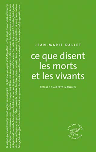 Stock image for Ce que disent les morts et les vivants for sale by Librairie Le Lieu Bleu Paris