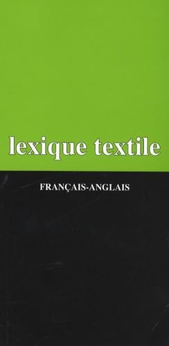 9782916276007: Lexique textile franais-anglais