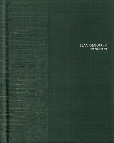 Stock image for Jean Degottex : 1976-1978 for sale by medimops